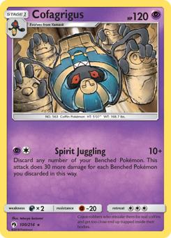 Cofagrigus — Lost Thunder 100/214