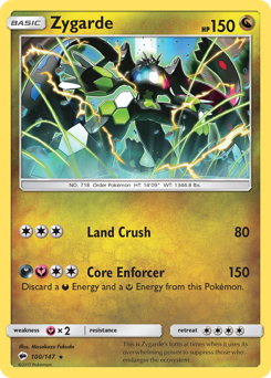 Zygarde — Burning Shadows 100/147