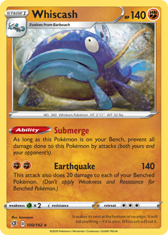 Whiscash — Rebel Clash 100/192