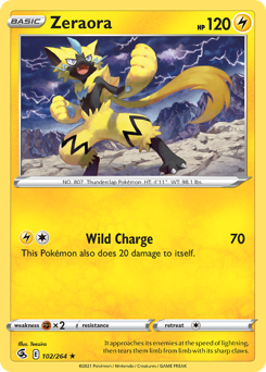 Zeraora — Fusion Strike 102/264