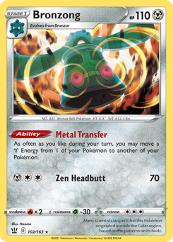 Bronzong — Battle Styles 102/163