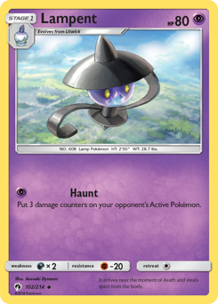 Lampent — Lost Thunder 102/214