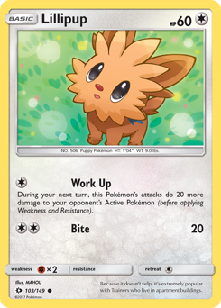 Lillipup — Sun & Moon 103/149