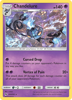 Chandelure — Lost Thunder 103/214