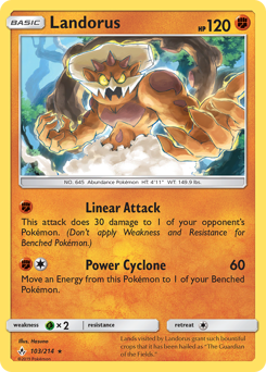 Landorus — Unbroken Bonds 103/214