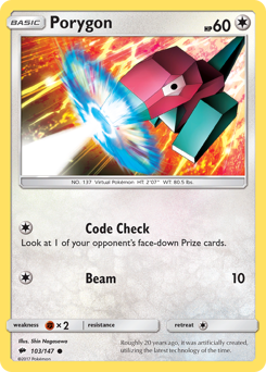 Porygon — Burning Shadows 103/147