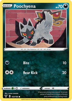 Poochyena — Vivid Voltage 103/185