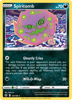 Spiritomb — Chilling Reign 103/198
