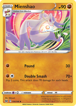 Mienshao — Lost Origin 104/196