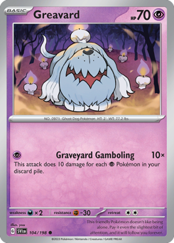Greavard — Scarlet & Violet 104/198