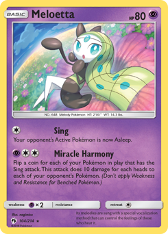 Meloetta — Lost Thunder 104/214
