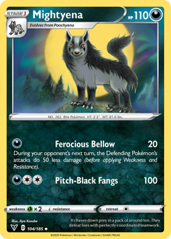 Mightyena — Vivid Voltage 104/185