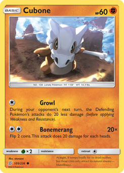 Cubone — Unified Minds 105/236