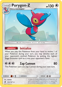 Porygon-Z — Burning Shadows 105/147