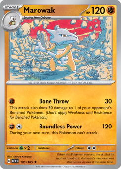 Marowak — 151 105/165