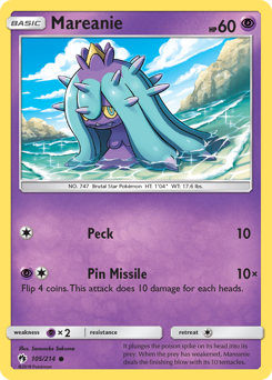 Mareanie — Lost Thunder 105/214