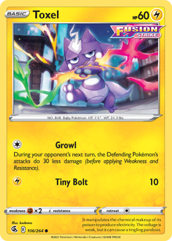 Toxel — Fusion Strike 106/264