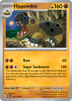 Hippowdon — Destined Rivals 106/182