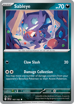 Sableye — Temporal Forces 107/162