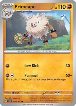 Primeape — Paldea Evolved 107/193