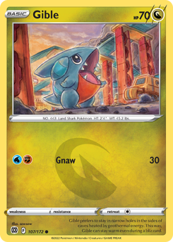Gible — Brilliant Stars 107/172