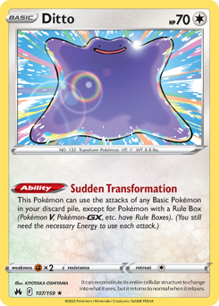 Ditto — Crown Zenith 107/159
