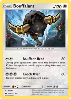 Bouffalant — Burning Shadows 108/147