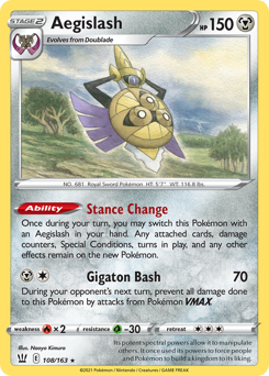Aegislash — Battle Styles 108/163