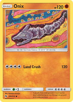 Onix — Lost Thunder 109/214