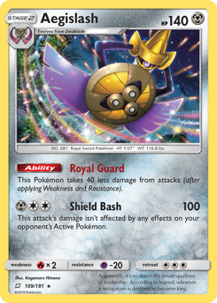 Aegislash — Team Up 109/181