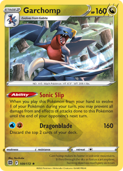 Garchomp — Brilliant Stars 109/172