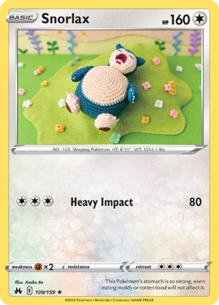 Snorlax — Crown Zenith 109/159