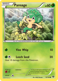 Pansage — XY 10/146