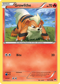 Growlithe — BREAKpoint 10/122