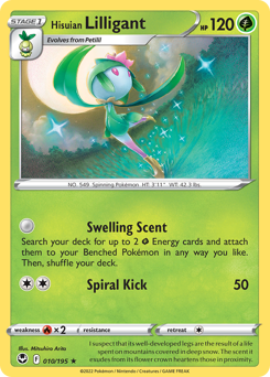 Hisuian Lilligant — Silver Tempest 10/195