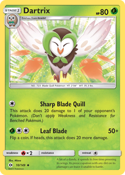 Dartrix — Sun & Moon 10/149