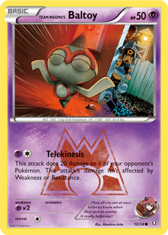 Team Magma's Baltoy — Double Crisis 10/34