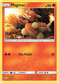Magmar — Hidden Fates 10/68