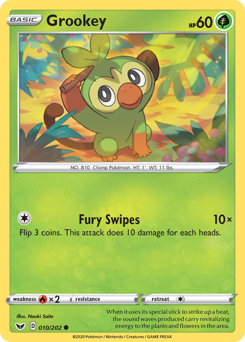 Grookey — Sword & Shield 10/202