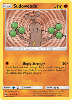 Sudowoodo — Lost Thunder 110/214