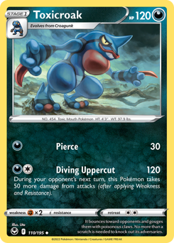 Toxicroak — Silver Tempest 110/195