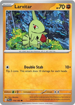 Larvitar — Paldea Evolved 110/193
