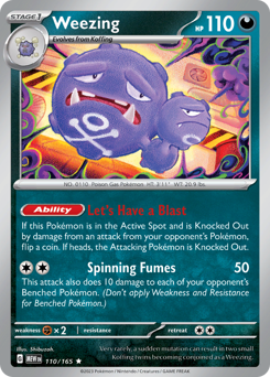 Weezing — 151 110/165