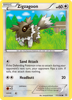 Zigzagoon — Primal Clash 111/160
