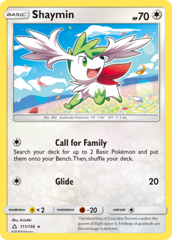 Shaymin — Ultra Prism 111/156