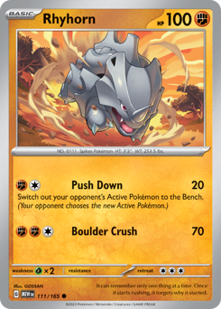 Rhyhorn — 151 111/165