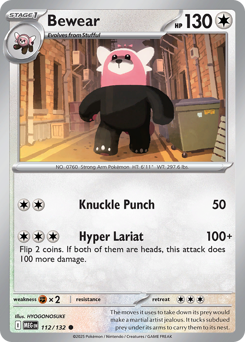 Bewear — Mega Evolution 112/132