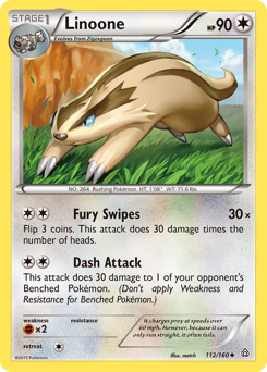 Linoone — Primal Clash 112/160