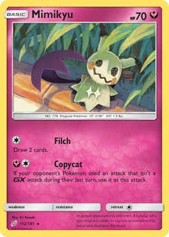 Mimikyu — Team Up 112/181