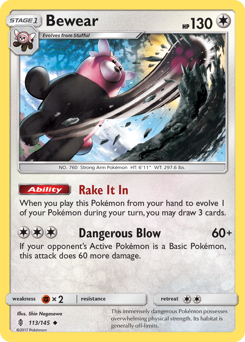 Bewear — Guardians Rising 113/145